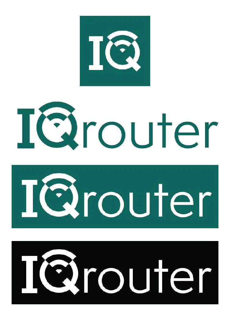 IQrouter logo developed for the client