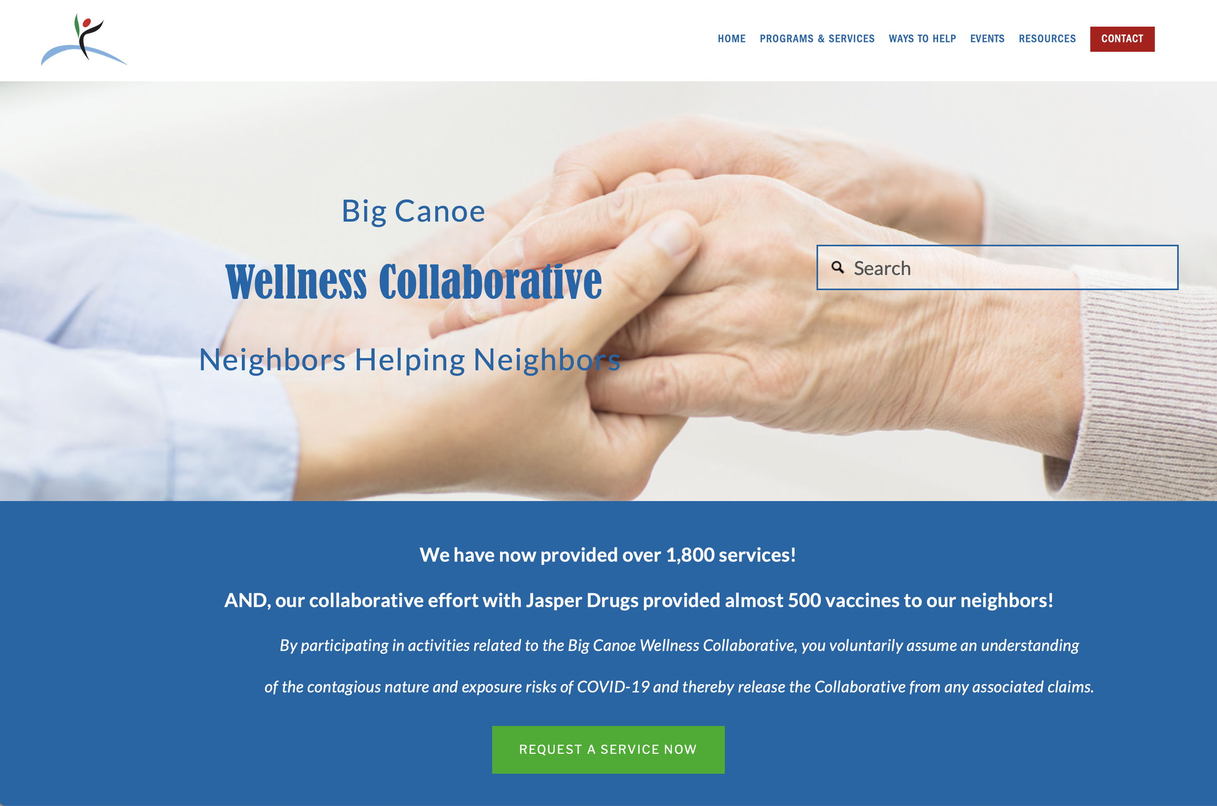 Big Canoe Wellness Collaborative website